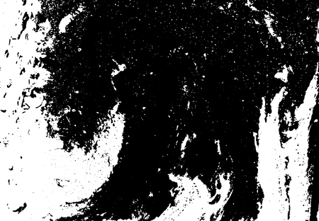 Black and white liquid texture. Watercolor hand drawn marbling illustration. Abstract vector background. Monochrome marble pattern.のイラスト素材