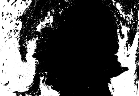 Black and white liquid texture. Watercolor hand drawn marbling illustration. Abstract vector background. Monochrome marble pattern.のイラスト素材