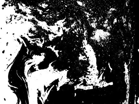 Black and white liquid texture. Watercolor hand drawn marbling illustration. Abstract vector background. Monochrome marble pattern.のイラスト素材