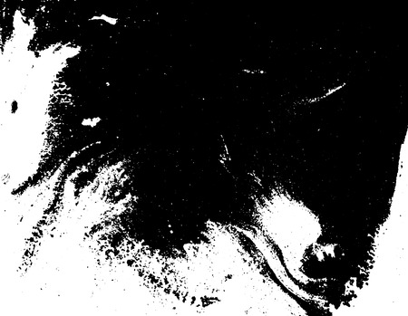 Black and white liquid texture. Watercolor hand drawn marbling illustration. Abstract vector background. Monochrome marble pattern.のイラスト素材
