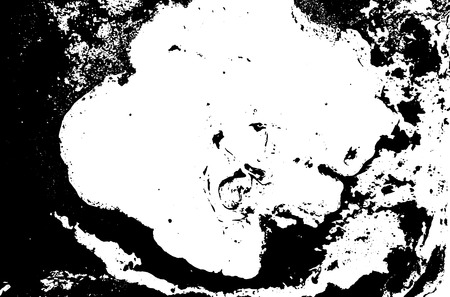 Black and white liquid texture. Watercolor hand drawn marbling illustration. Abstract vector background. Monochrome marble pattern.の写真素材