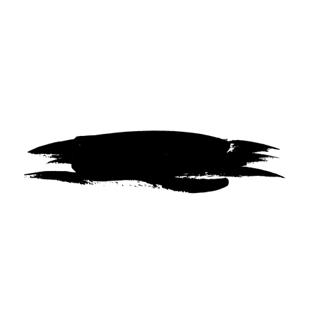 Ink vector brush strokes. Vector illustration. Grunge hand drawn watercolor texture. Space for text.の写真素材