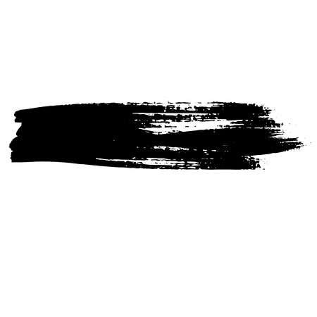 Ink vector brush strokes. Vector illustration. Grunge hand drawn watercolor texture. Space for text.のイラスト素材