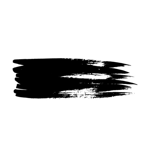 Ink vector brush strokes. Vector illustration. Grunge hand drawn watercolor texture. Space for textのイラスト素材