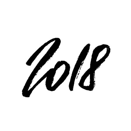 2018 Happy New Year.のイラスト素材