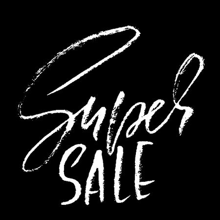 Super sale inscription.のイラスト素材
