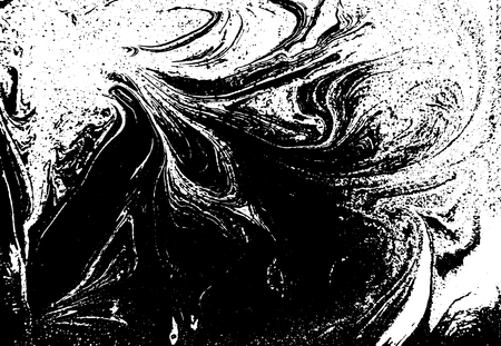 Black and white liquid texture.のイラスト素材