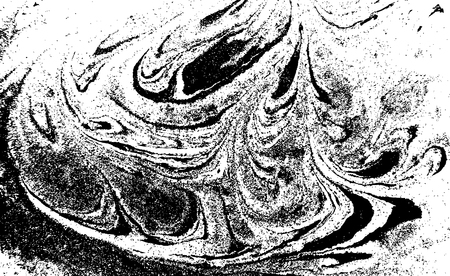 Black and white liquid texture. Watercolor hand drawn marbling illustration. Abstract vector background. Monochrome marble patternのイラスト素材