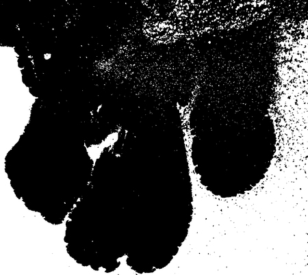Black and white liquid texture. Watercolor hand drawn marbling illustration. Abstract vector background. Monochrome marble pattern.のイラスト素材