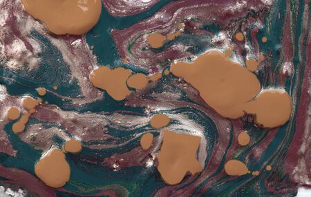 Marbled abstract background. Liquid marble pattern. Colorful marble backdrop. Golden glitter texture.の写真素材