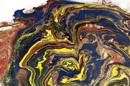 Marbled abstract background. Liquid marble pattern. Colorful marble backdrop. Golden glitter...
