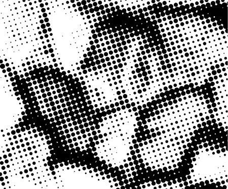 Black and white grunge texture. Abstract halftone background. Vector pattern.のイラスト素材