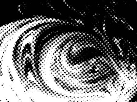 Black and white grunge texture. Abstract halftone background. Vector pattern.のイラスト素材
