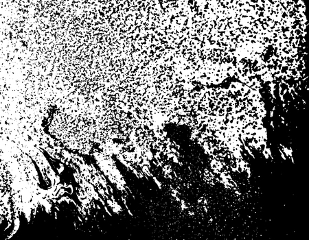 Black and white liquid texture marbling illustration.のイラスト素材