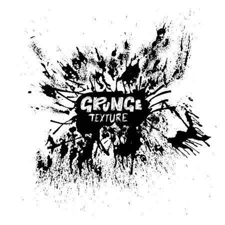 Ink vector brush strokes. Vector illustration. Grunge hand drawn watercolor texture. Space for textのイラスト素材