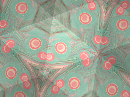 Kaleidoscope texture of ebru pattern. Mosaic colorful marble background. Beautiful artwork surface.