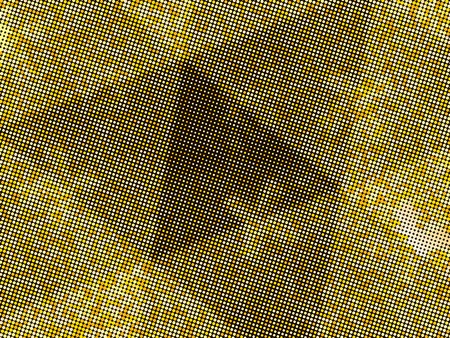 Gold grunge texture. Abstract halftone background. Vector pattern.のイラスト素材