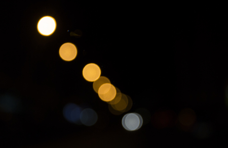Defocused bokeh abstract background for your design. Colorful lights texture.の写真素材