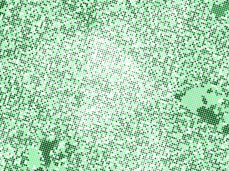 Green grunge texture. Abstract halftone background. Vector pattern.のイラスト素材