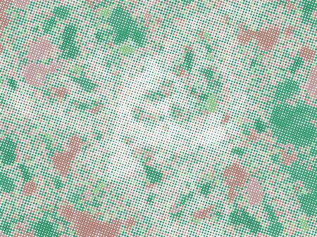 Green grunge texture. Abstract halftone background. Vector patternのイラスト素材