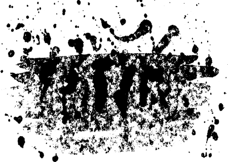 Ink vector brush strokes. Vector illustration. Grunge hand drawn watercolor texture. Space for textのイラスト素材