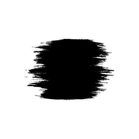 Ink vector dry brush stroke. Vector illustration. Grunge hand drawn watercolor texture. Space for textのイラスト素材