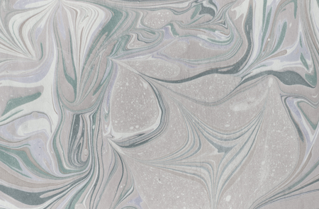 Ink marble texture. Ebru handmade wave background. Kraft paper surface. Unique art illustration. Liquid marbling textureの写真素材