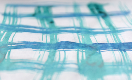 Watercolor hand drawn blue and green texture. Art background with soft blur effect.の写真素材