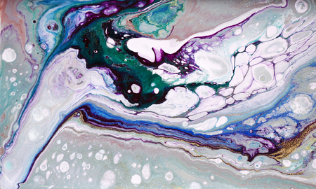 Marble abstract acrylic background. Marbling artwork texture. Agate ripple pattern. Gold powder.