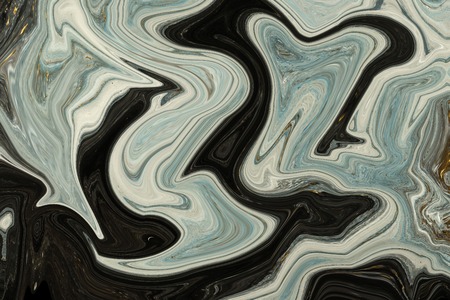 Blue marbling texture design. Marble pattern. Fluid art.