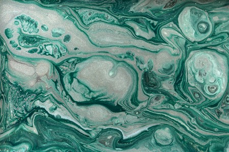 Gold marbling texture design. Blue and golden marble pattern. Fluid art.の写真素材