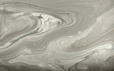 Marble abstract acrylic background. Marbling artwork texture. Agate ripple pattern. Gold powder.の写真素材