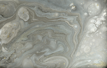Marble abstract acrylic background. Marbling artwork texture. Agate ripple pattern. Gold powder.の写真素材