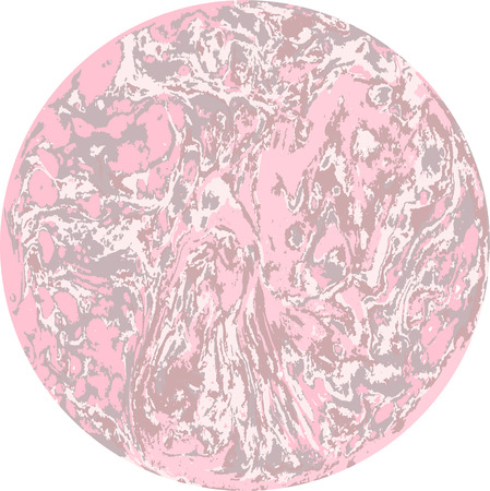 Marble abstract acrylic background. Nature pink marbling artwork texture. Imitation of a cross round section of a gemstone. Vector illustration.のイラスト素材