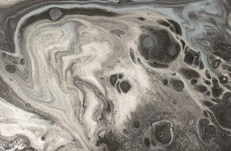 Gold marbling texture design. Pale marble pattern. Fluid art.