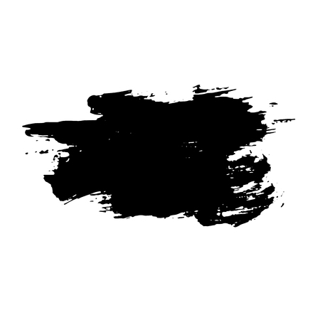 Ink vector dry brush frame. Vector illustration. Grunge hand drawn watercolor texture. Space for text.の写真素材