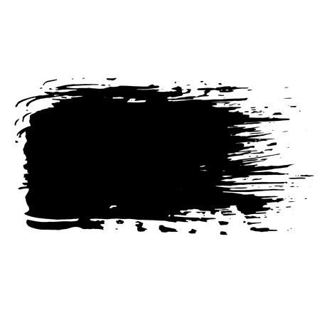 Ink vector dry brush banner. Vector illustration. Grunge hand drawn watercolor texture. Space for textのイラスト素材