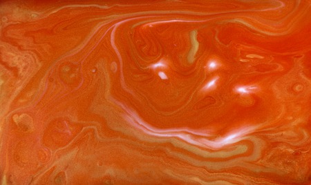 Red and gold marbling pattern. Golden marble liquid texture.の写真素材