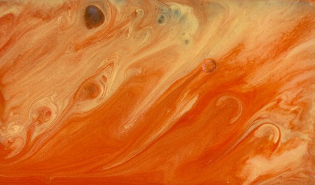 Red and gold marbling pattern. Golden marble liquid textureの写真素材