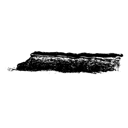Ink vector brush stroke background. Vector illustration. Grunge textureのイラスト素材