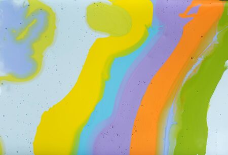 Colorful pastel marble pattern. Abstract liquid background