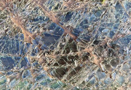 Shattered glass background. Broken texture.