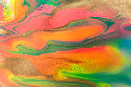 Vivid marble imitation. Fluorescent bright background.
