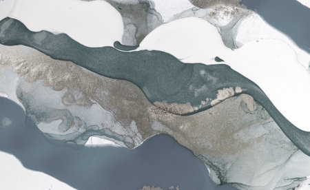 Agate ripple imitation texture. Grey marble background.