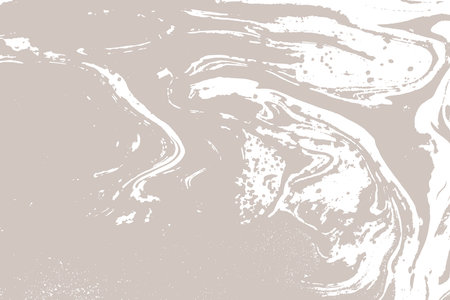 Beige and white artwork marble texture. Vector illustration.のイラスト素材