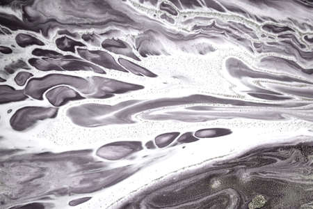 Nude light ink sell background. Marble liquid pattern.の写真素材
