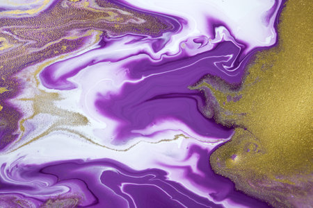 White and gray marble gold veined texture. Light agate ripple background
