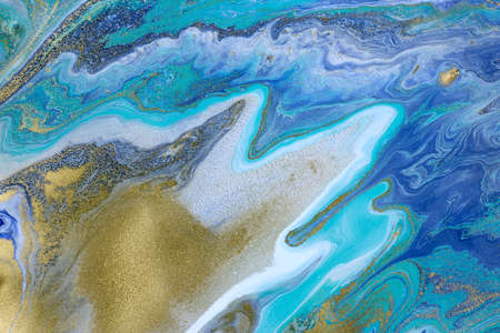 Turquoise imitation stone background. Blue texture.