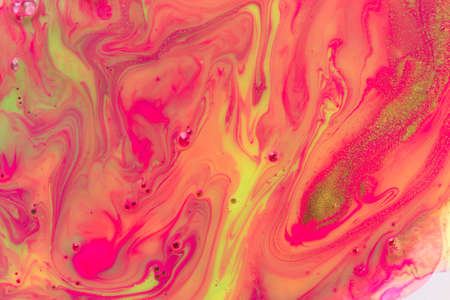 Liquid Barbie style pink background. Neon color pink artwork illustration.の写真素材