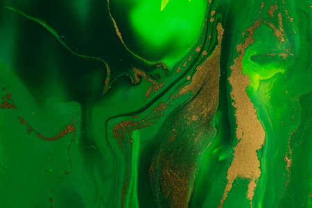 Abstract background with smooth paint wave. Fluid ink wavy lines